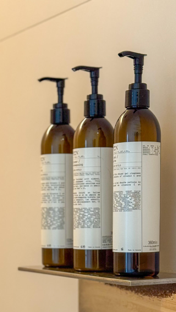 The West Hollywood EDITION 客房 Le Labo 專屬備品沐浴組